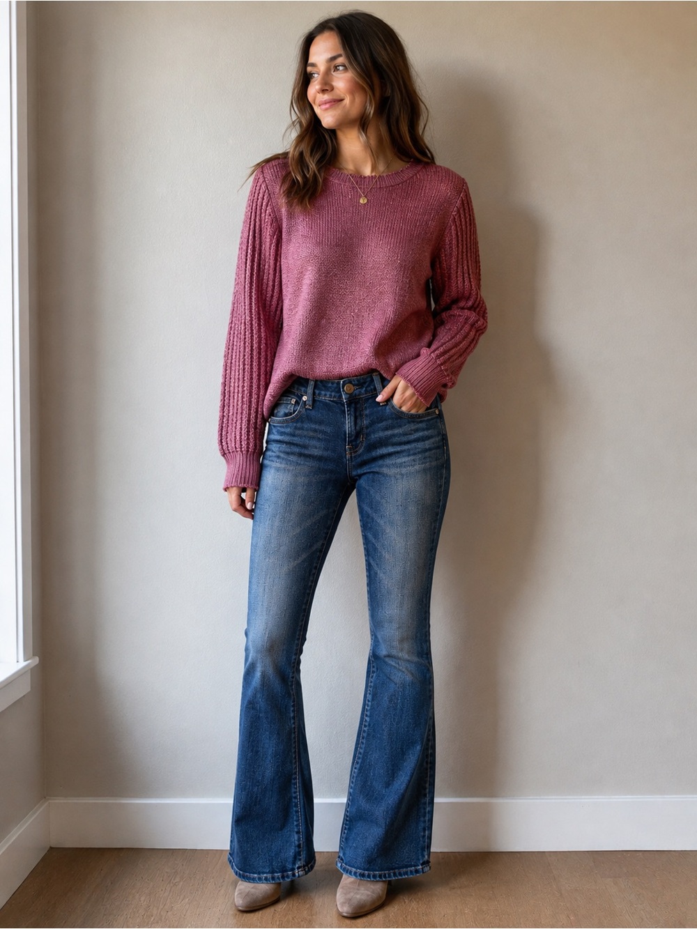 American Eagle Favorite Boyfriend Jeans Stretch Blue Women’s Size 8